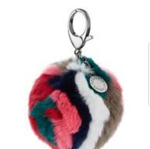 Fur Pompom keychain